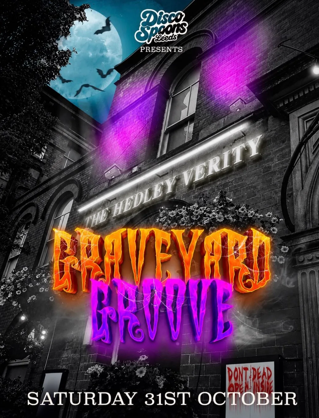 Halloween Party - Graveyard Groove at The Hedley Verity - Disco Spoons