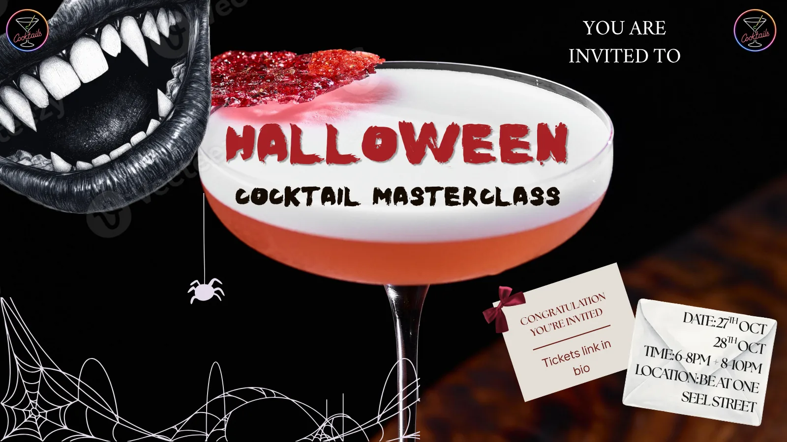 Halloween Cocktail Masterclass