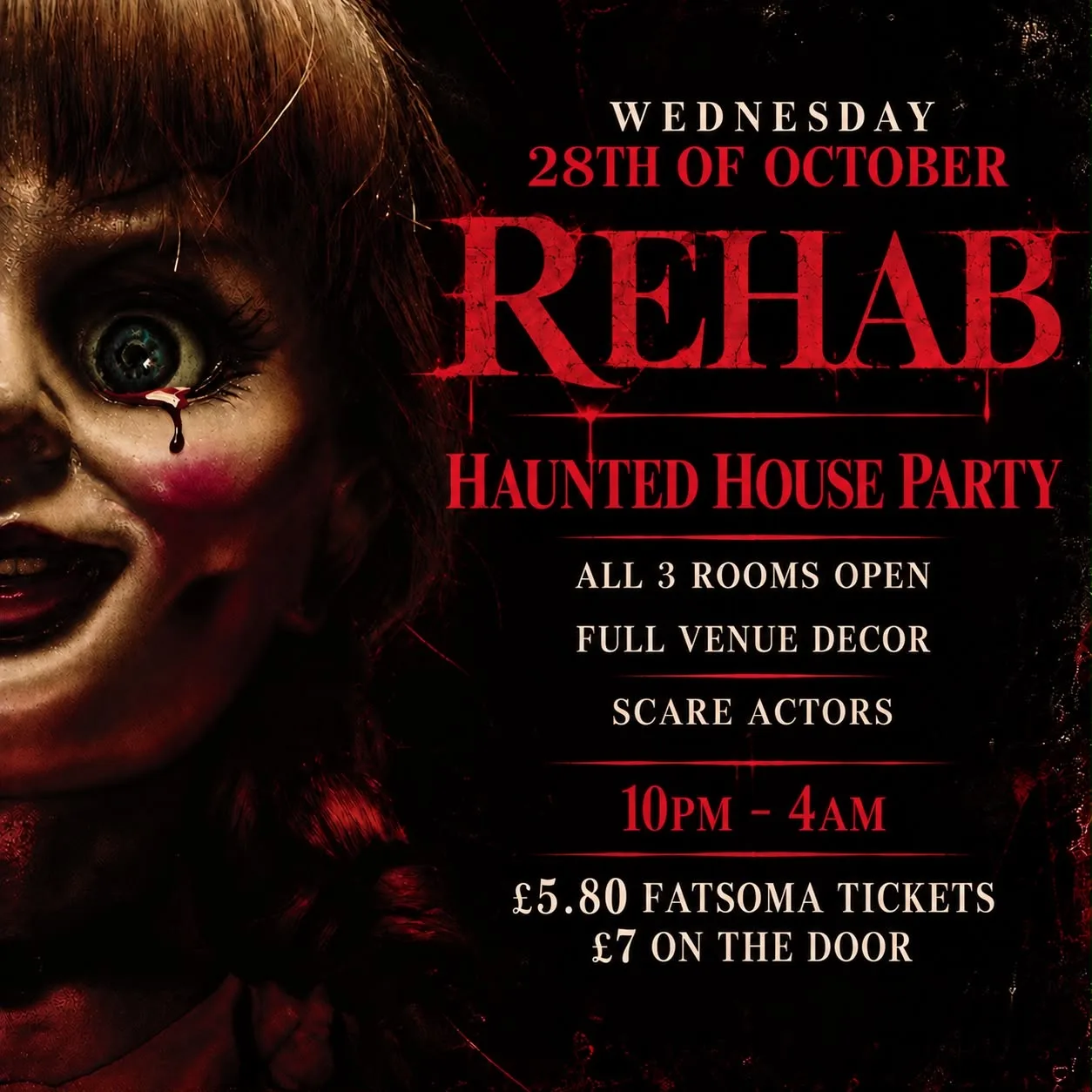 Huddersfield - Rehabs Halloween Haunted House