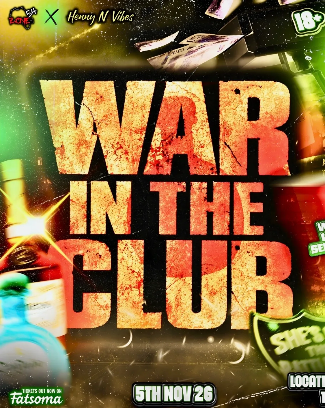 WAR IN THE CLUB at Tba