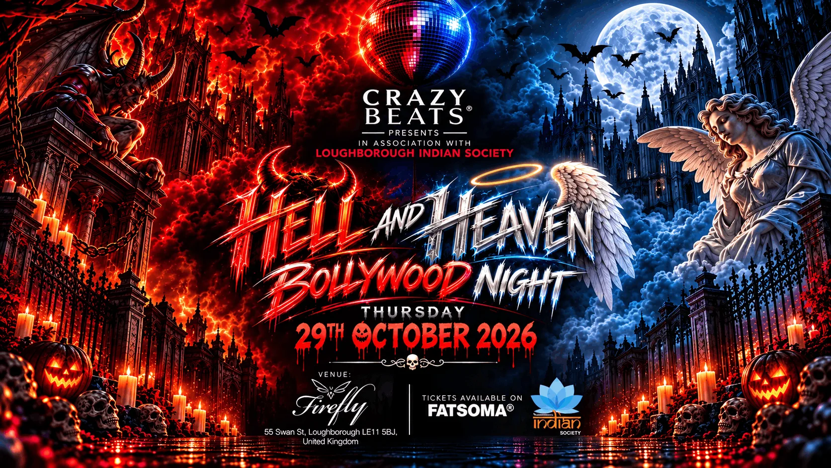 HELL & HEAVEN BOLLYWOOD NIGHT  | LOUGHBOROUGH at Fire-Fly Club