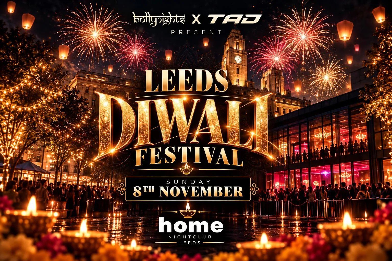 Leeds Diwali Festival | Sunday 8th November | Home nightclub Leeds at Home Nightclub Leeds