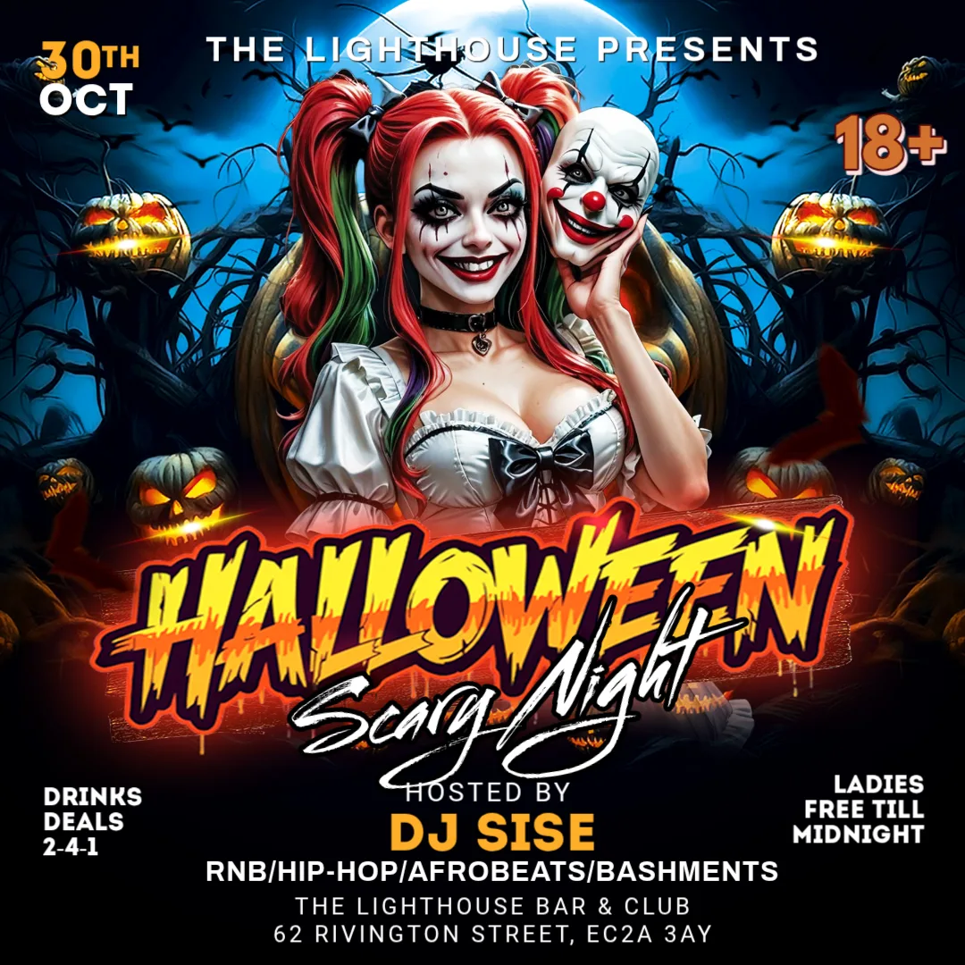 HALLOWEEN FRIDAY SCARY NIGHT EDITION @ THE LIGHTHOUSE BAR AND CLUB GROUND FLOOR at The Lighthouse Bar and Club