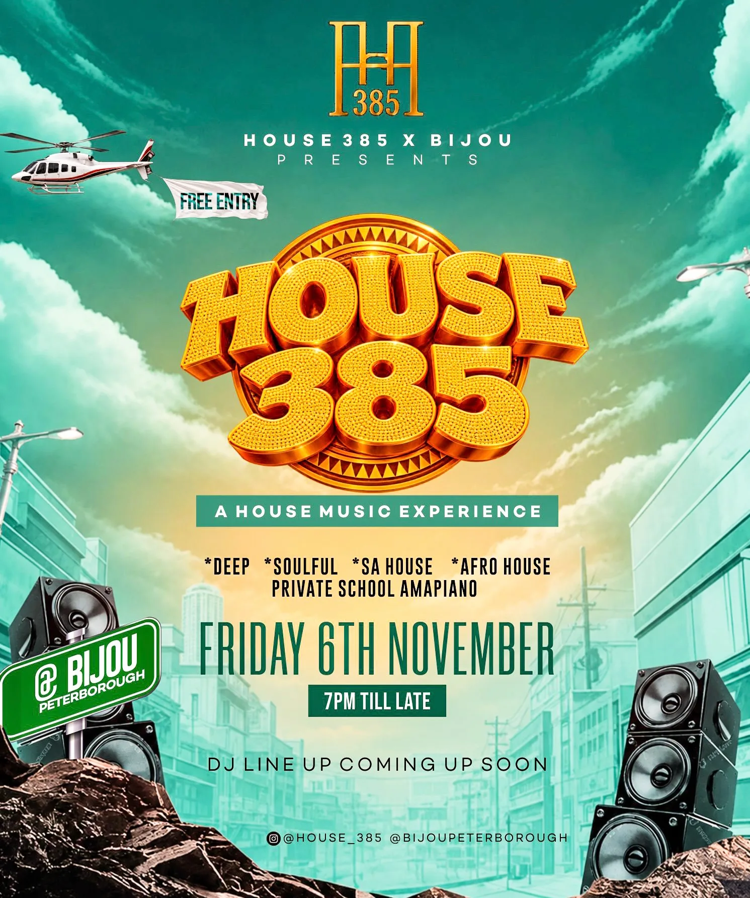 House 385- House music experience at Bijou