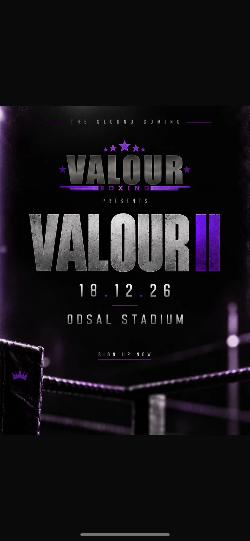 VALOUR II - The Second Coming at Bartercard Odsal Stadium
