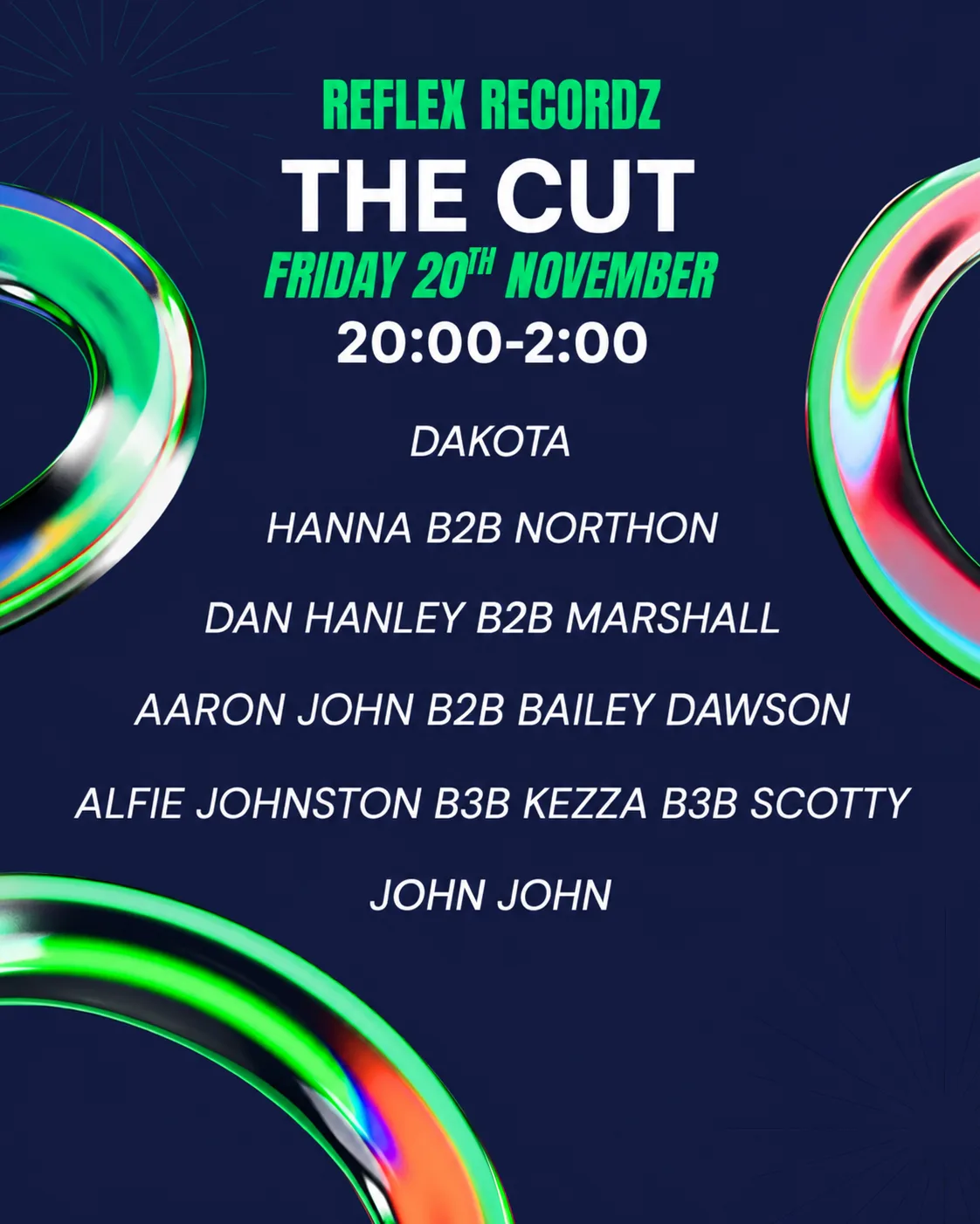 Reflex Recordz @ The Cut at TheCUT Newcastle