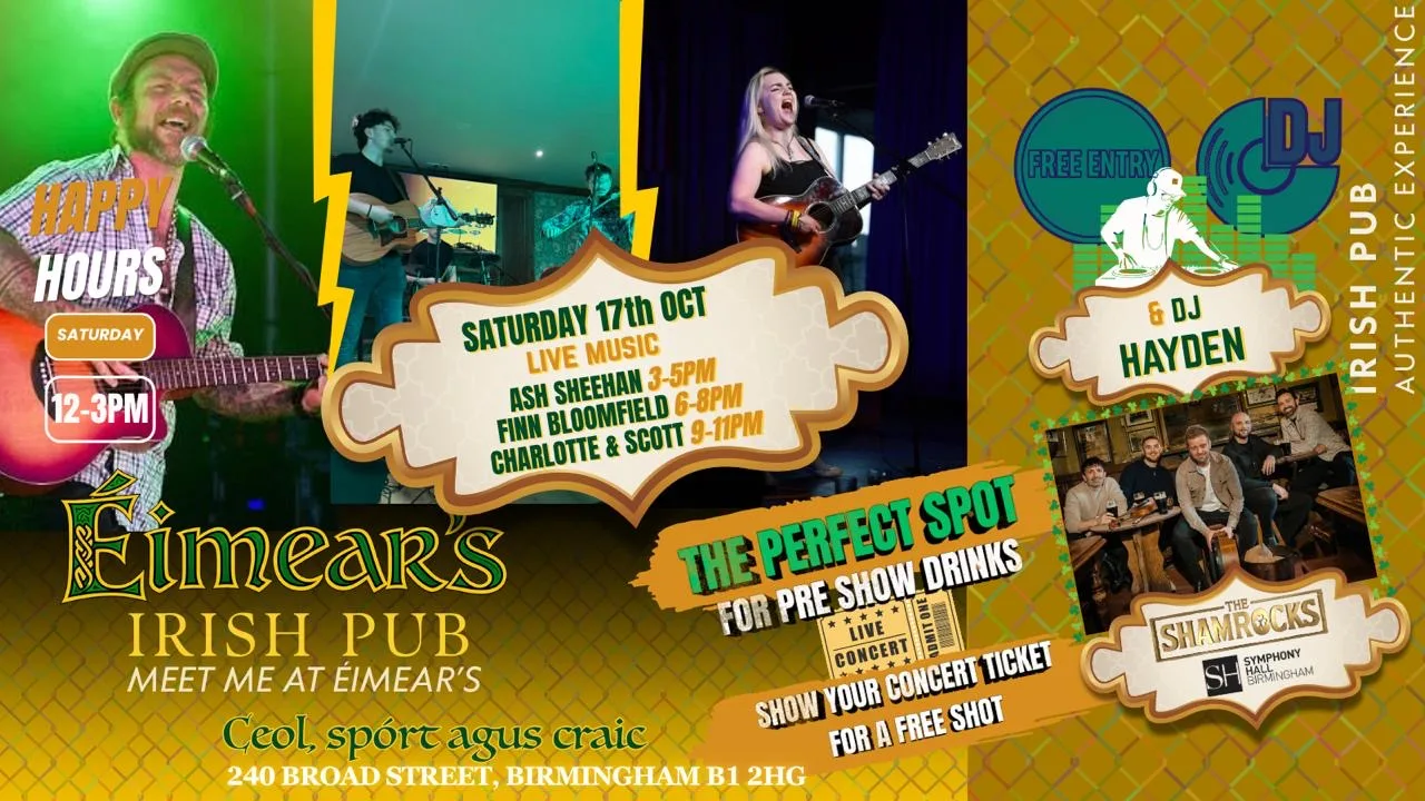 Eimear’s Presents Shamrock Saturdays