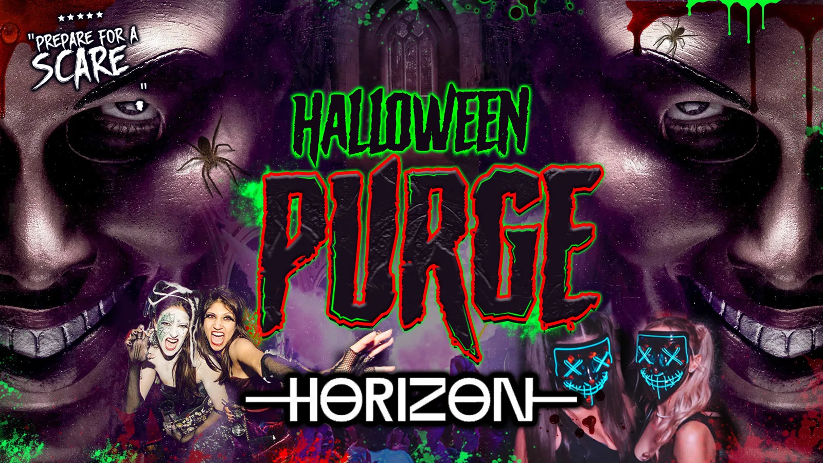HALLOWEEN PURGE🩸 Brighton's Biggest Halloween Event 🎃 at Horizon Nightclub
