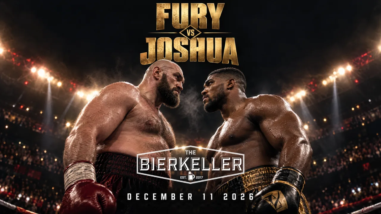 FURY VS JOSHUA 🥊 at The Bierkeller