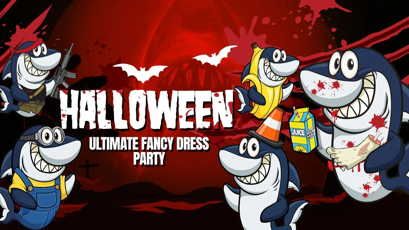Juice x Sharkies: Bristol: Halloween at Bloom + OMG