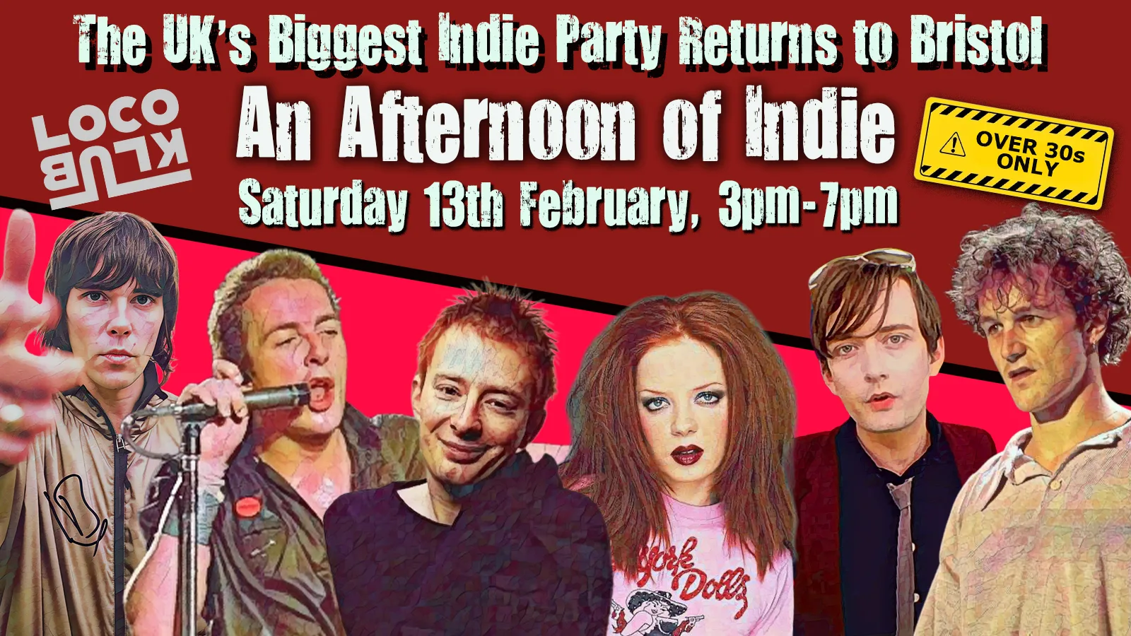 BRISTOL: An Afternoon of indie - Indie for the over 30s: 13 February, 3pm-7pm