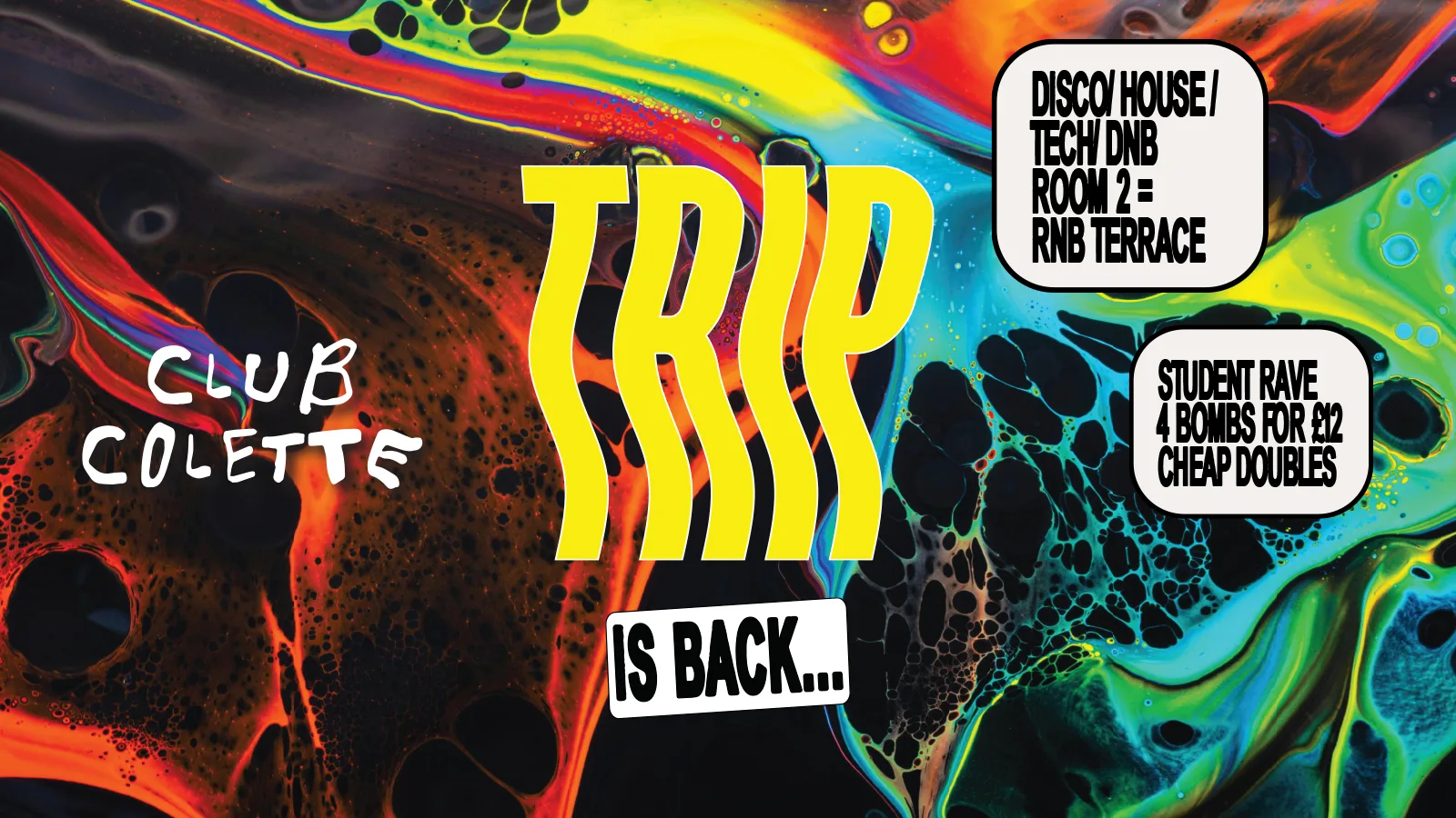 TRIP is back⚡️[House. RnB] Limited £3 Pre Halloween Tickets Now On Sale