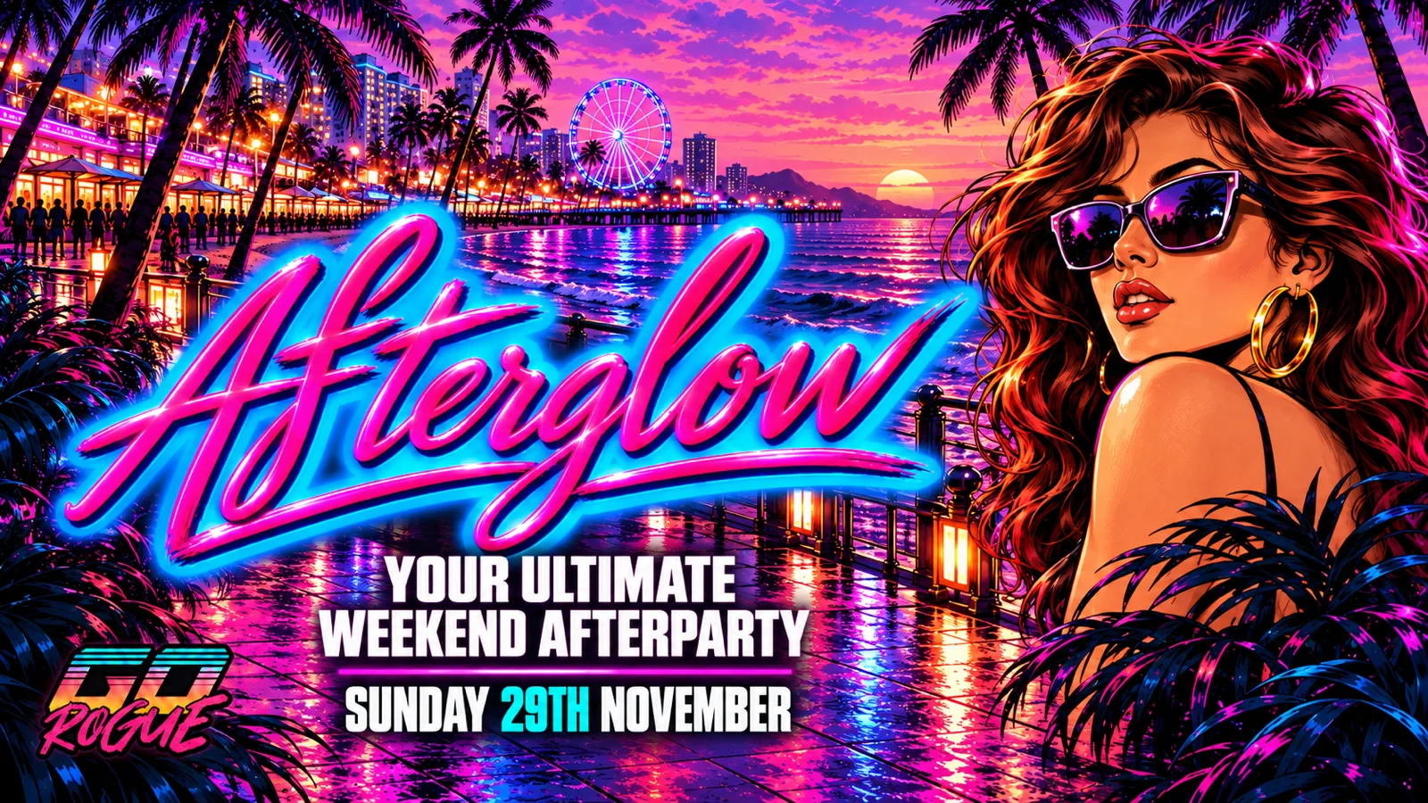 Afterglow @ Go Rogue∙Sunday 29th November at Go Rogue