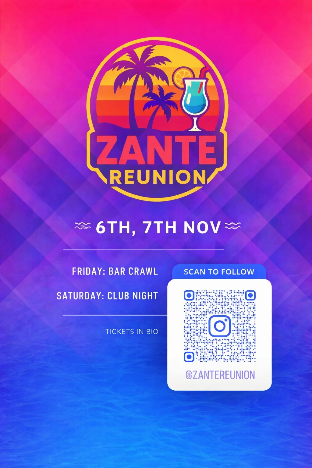 Zante Reunion 6,7th November