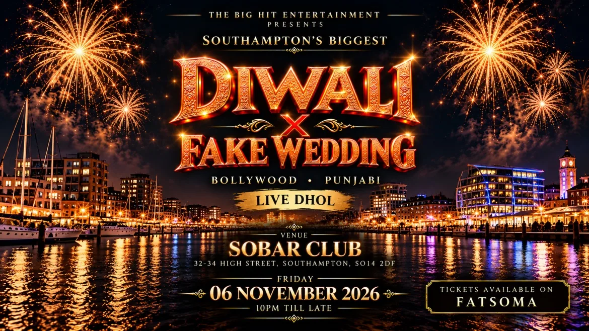SOUTHAMPTON DIWALI X FAKE WEDDING PARTY at Sobar Southampton