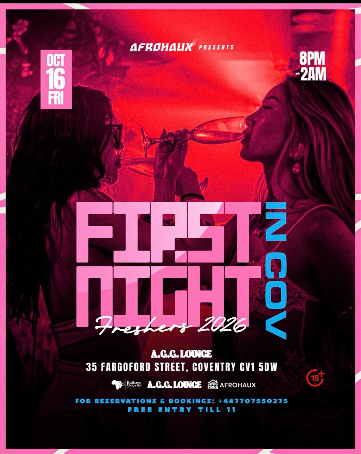 First night in Cov : freshers party