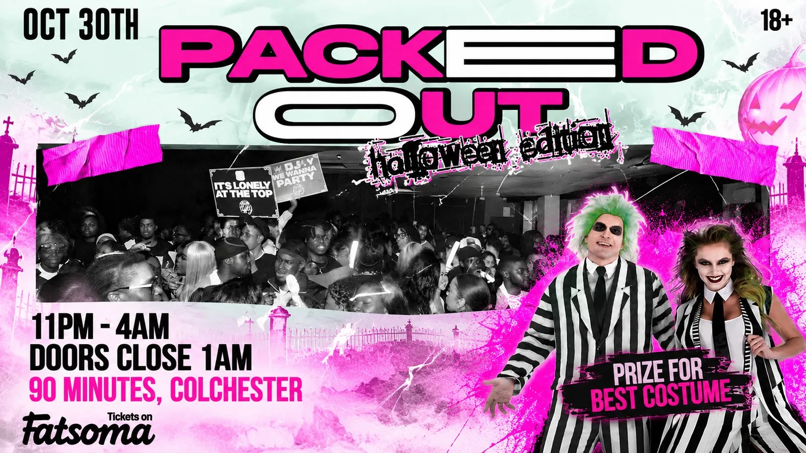PACKED OUT: HALLOWEEN EDITION at 90 Minutes Restaurant & Lounge