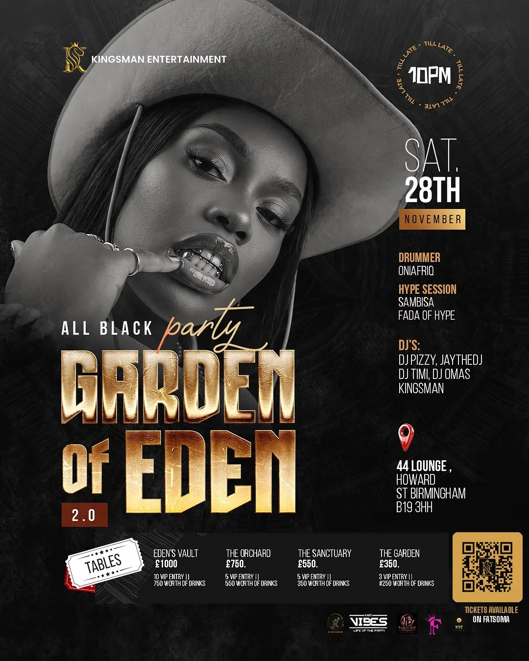 GARDEN OF EDEN 2.0 : ALL BACK PARTY