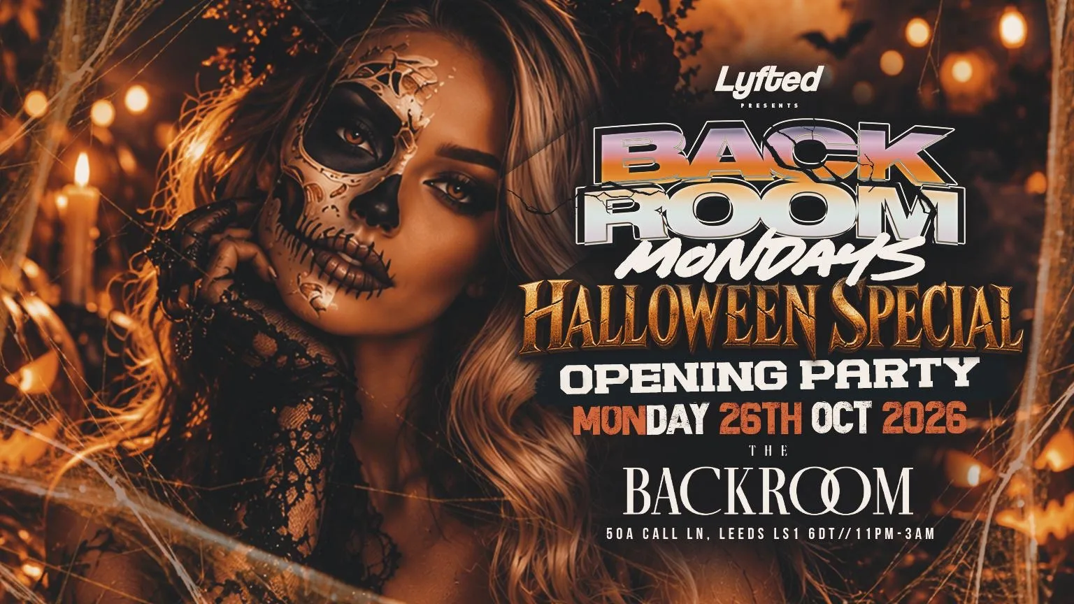 Backroom Mondays Launch Party ||| Halloween Special 🎃 || Student Drink Deals All Night Long at The Backroom
