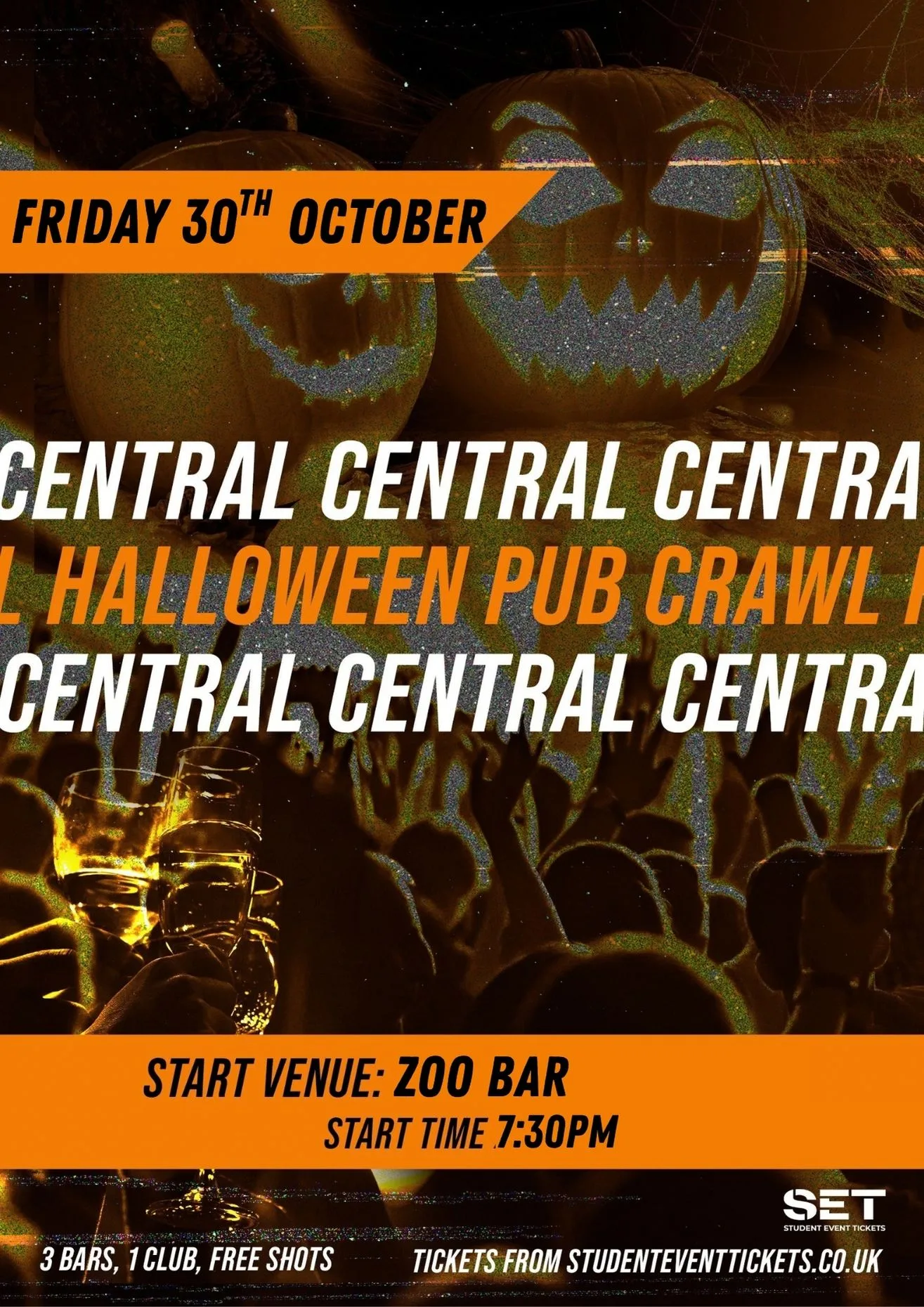 HALLOWEEN CENTRAL LONDON PUB CRAWL FRIDAY 30TH OCTOBER at Zoo Bar & Club