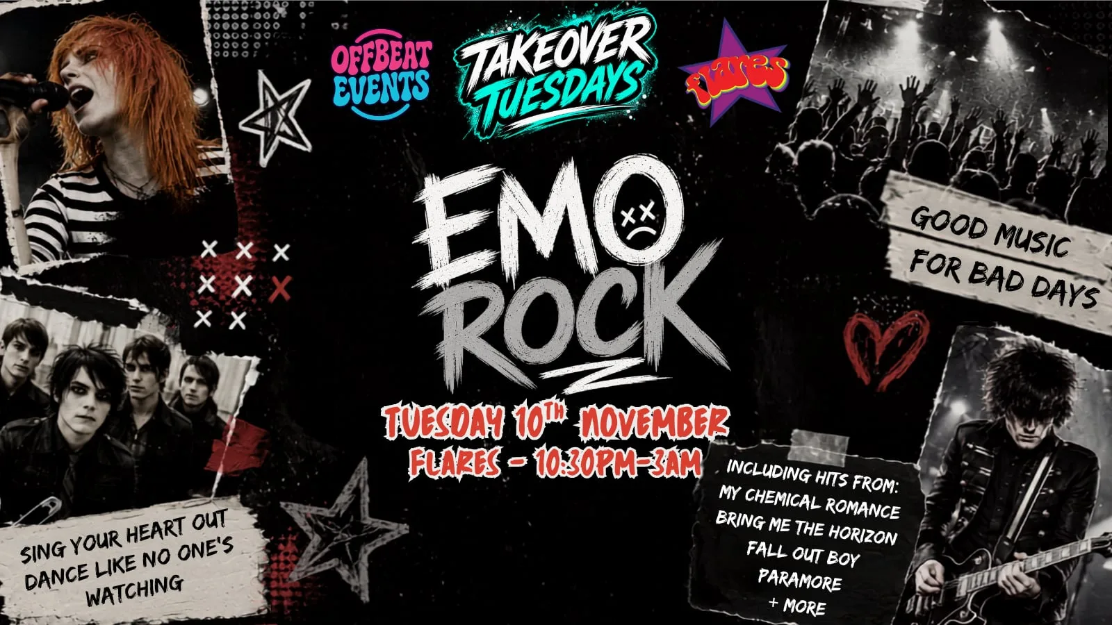 🖤TAKEOVER TUESDAYS - EMO ROCK SPECIAL🖤