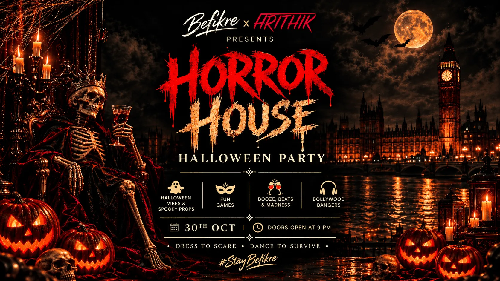 🎃 HRITHIK'S X BEFIKRE BOLLYWOOD HORROR HOUSE 👻