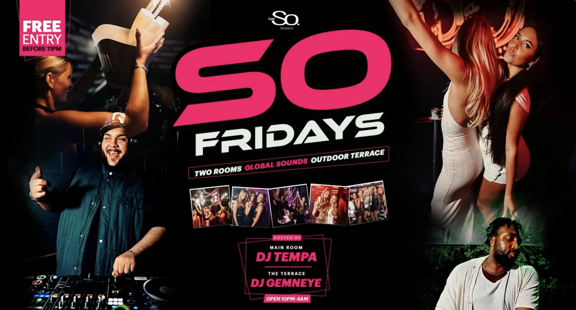 BAR SO Fridays | www.bournemouthfreshers.com at Bar So