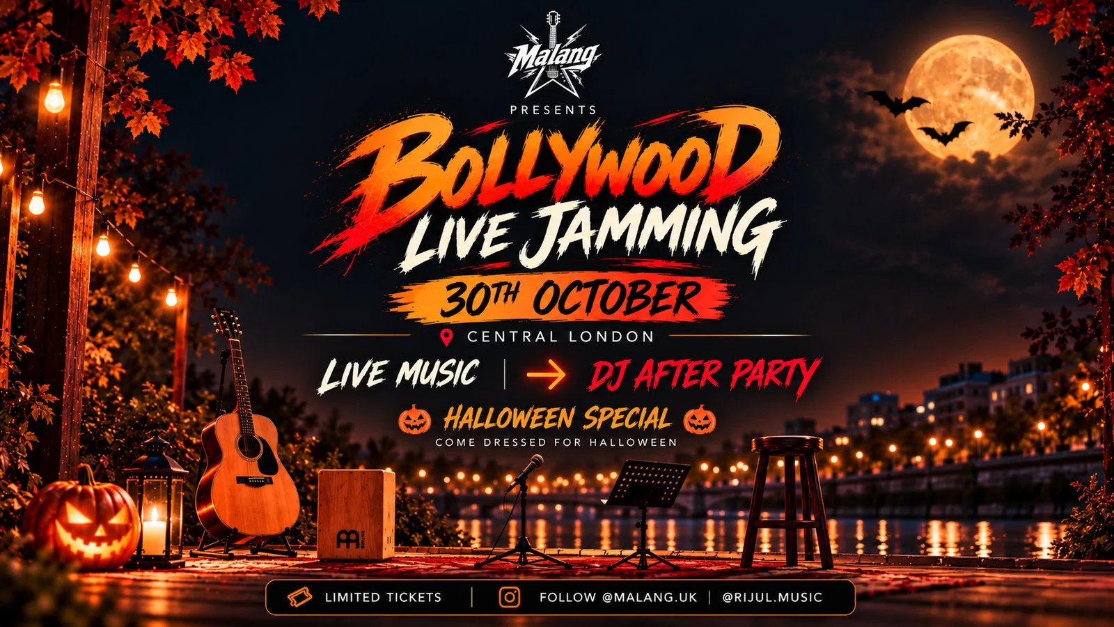 MALANG: Bollywood Halloween Live Jamming + DJ After Party at Thikana