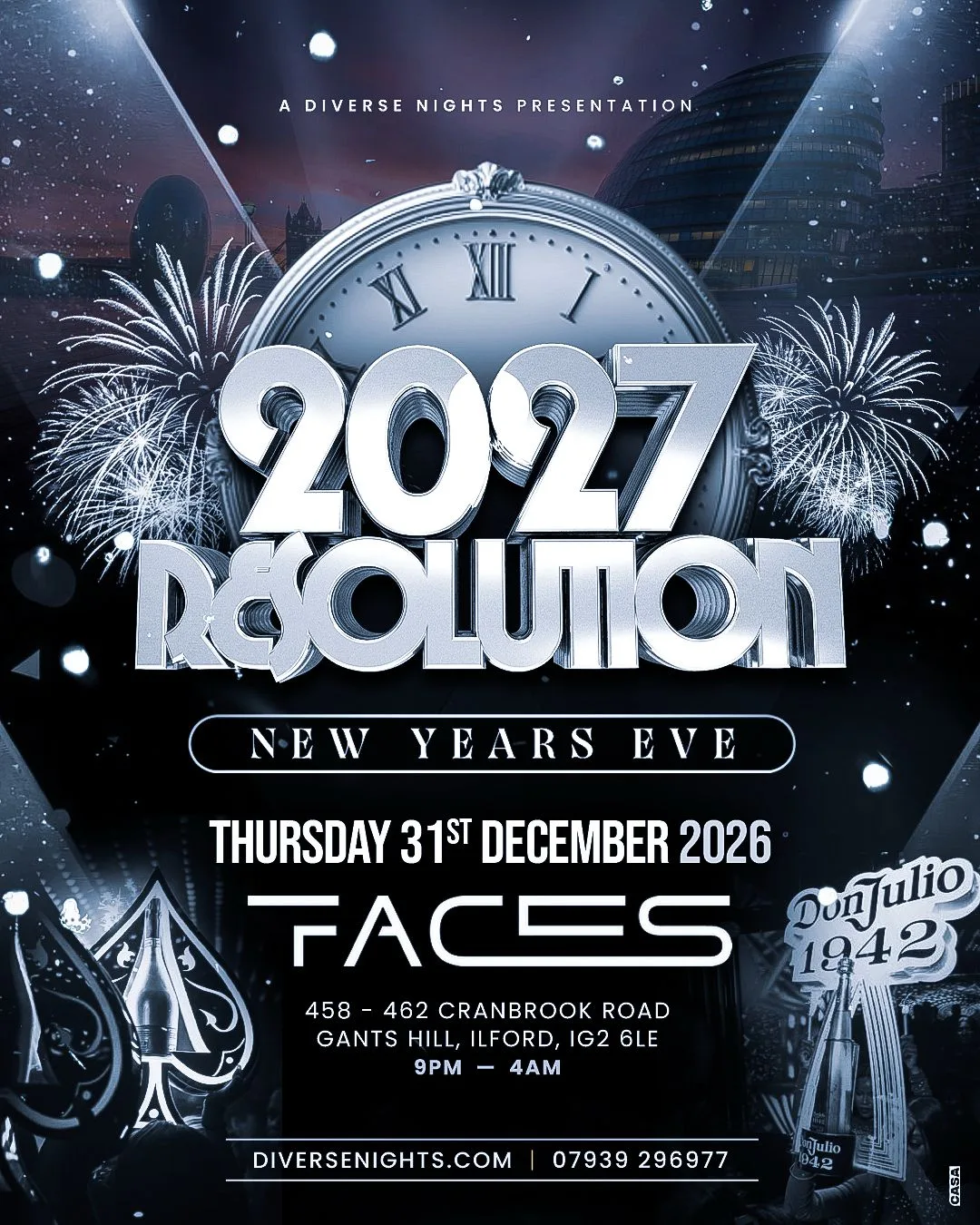 RESOLUTION 2027 • NYE SPECTACULAR at Faces NightClub