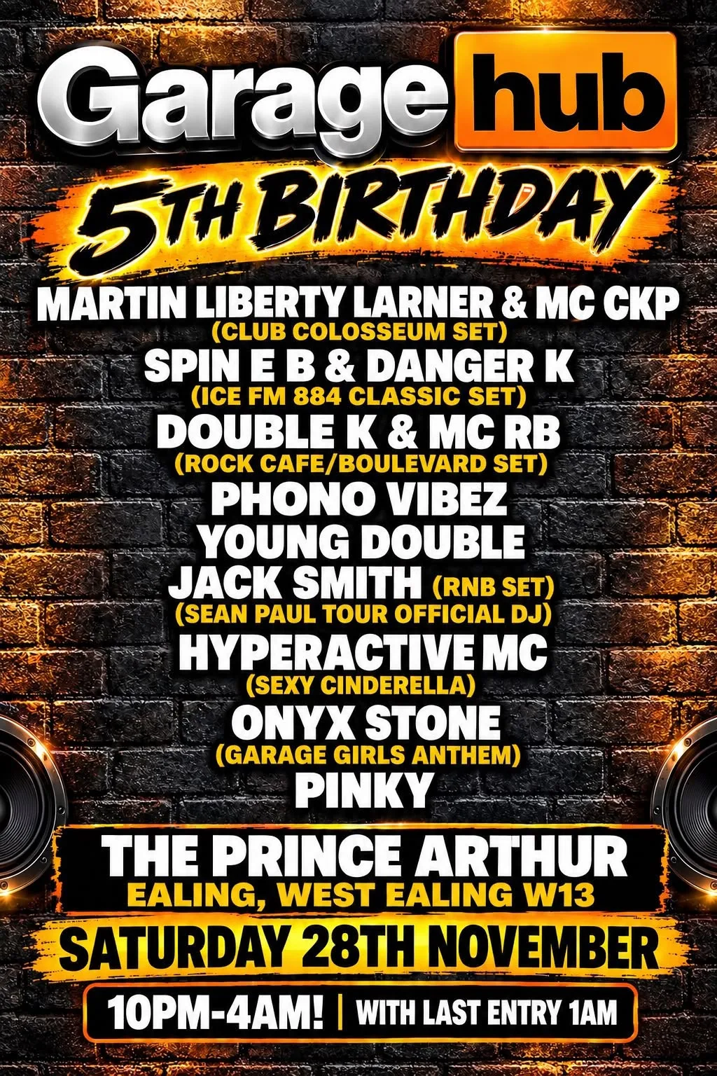 THE GARAGE HUB 5th BIRTHDAY SPECIAL!!