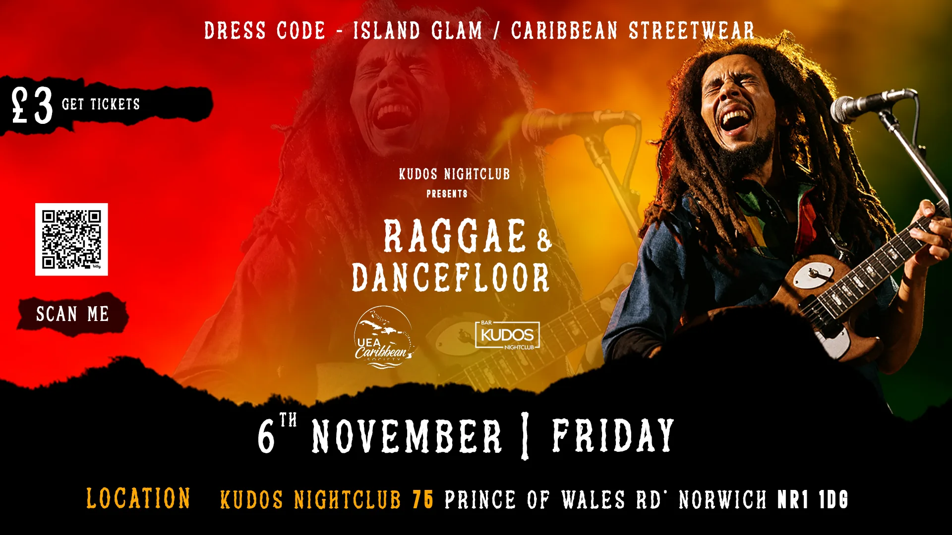 🇯🇲🔥 KUDOS PRESENTS: REGGAE & DANCEHALL 🌴🎶 at KUDOS Bar and Nightclub