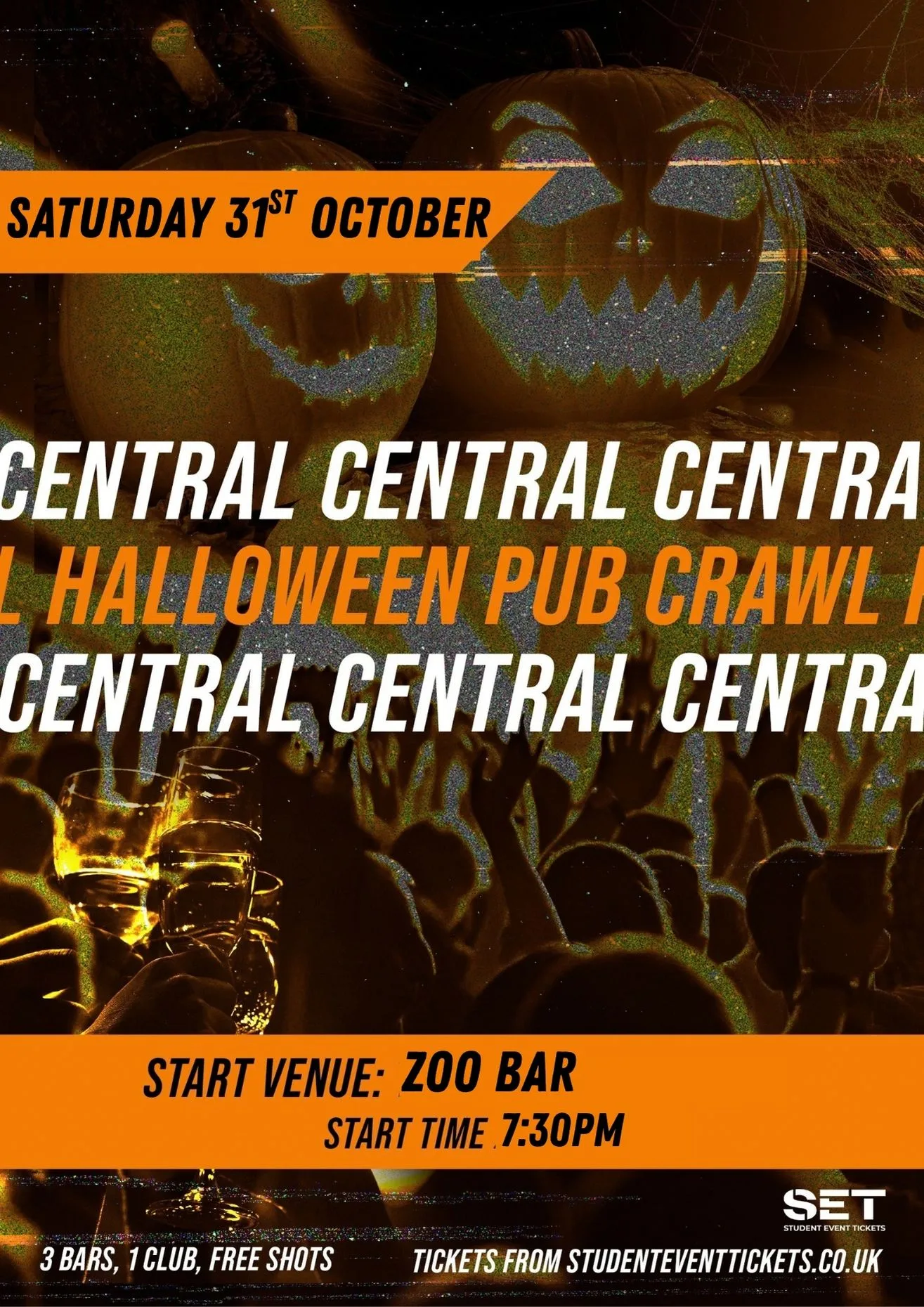 HALLOWEEN CENTRAL LONDON PUB CRAWL SATURDAY 31ST OCTOBER at Zoo Bar & Club