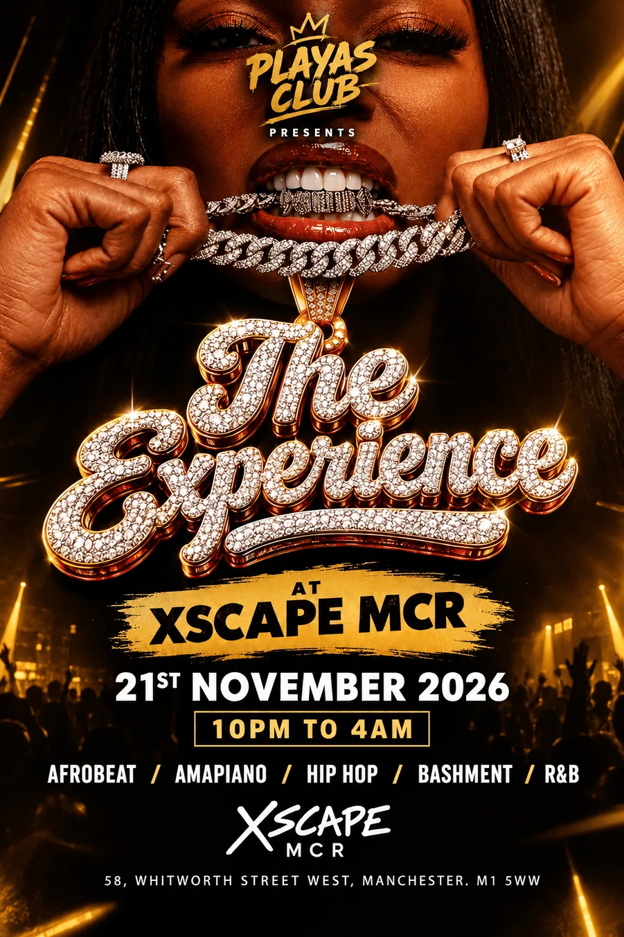THE EXPERIENCE - Afrobeats/HipHop/Amapiano/RnB/DanceHall at Xscape Manchester
