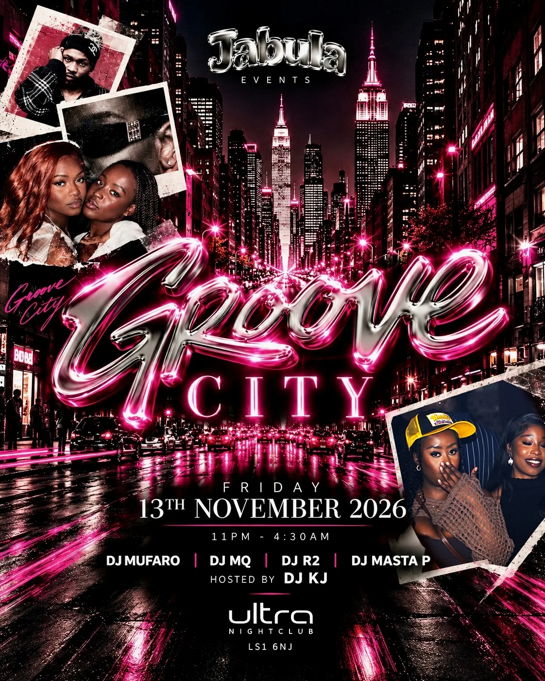 JABULA: GROOVE CITY l 13TH NOV l AMAPIANO, AFROBEATS, DANCEHALL