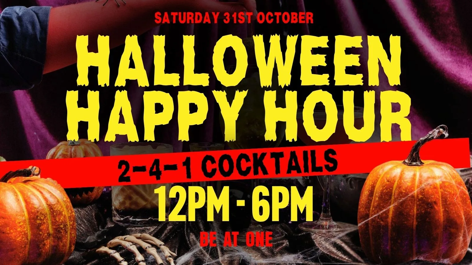 HALLOWEEN HAPPY HOUR @ BE AT ONE MANCHESTER at Be At One - Manchester