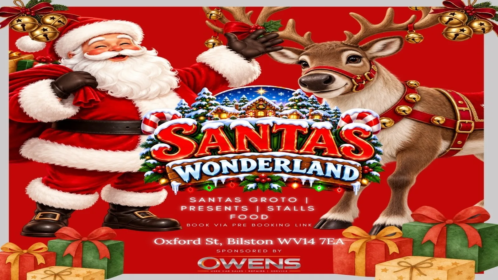 Santas Wonderland Wolverhampton at Owens Of Bilston Ltd