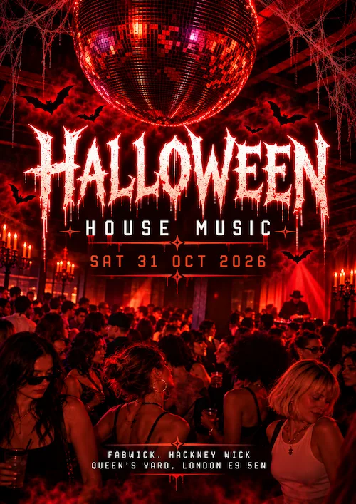 Bubbledee: Hackney Wick Halloween - House Music Haven at Fabwick