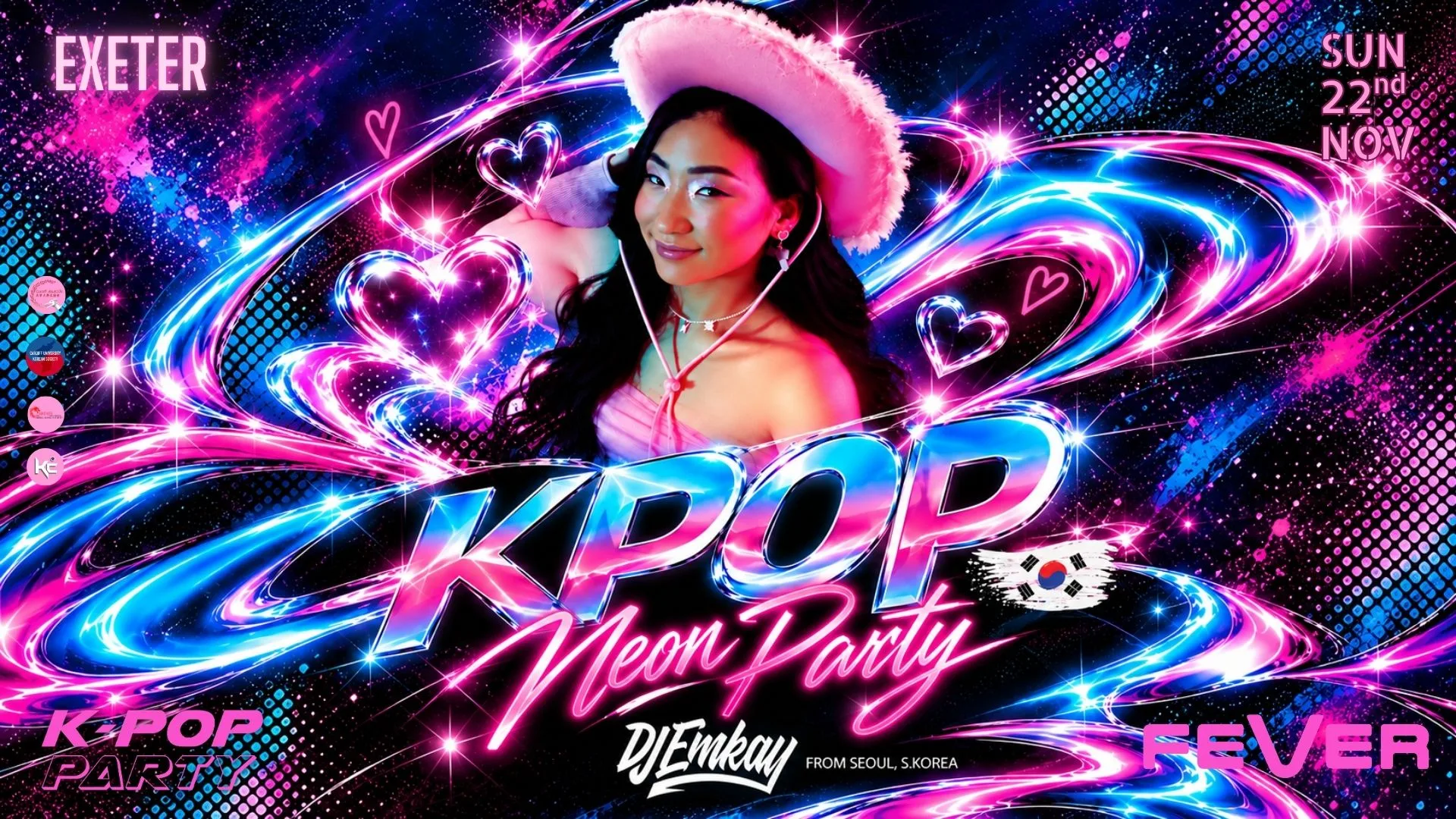 Exeter KPOP NEON RAVE with DJ EMKAY | Sunday 22nd November