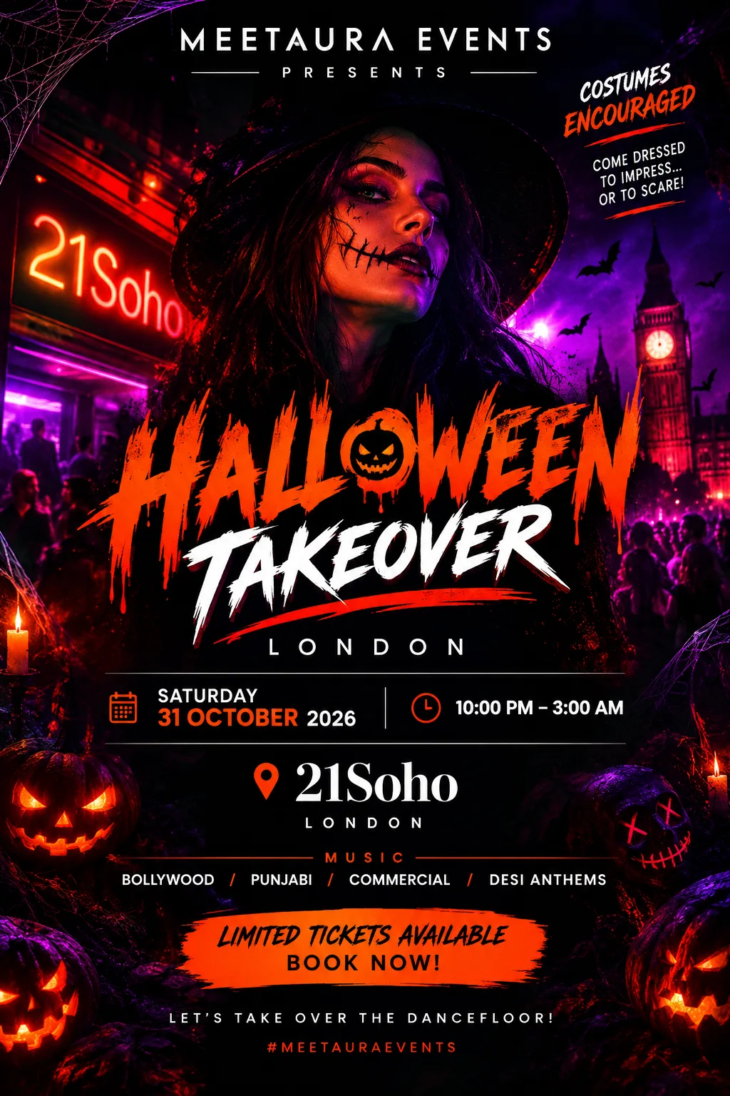 🎃 HALLOWEEN TAKEOVER – LONDON 👻