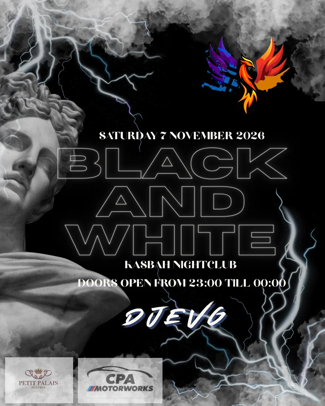 BLACK AND WHITE at Kasbah Nightclub