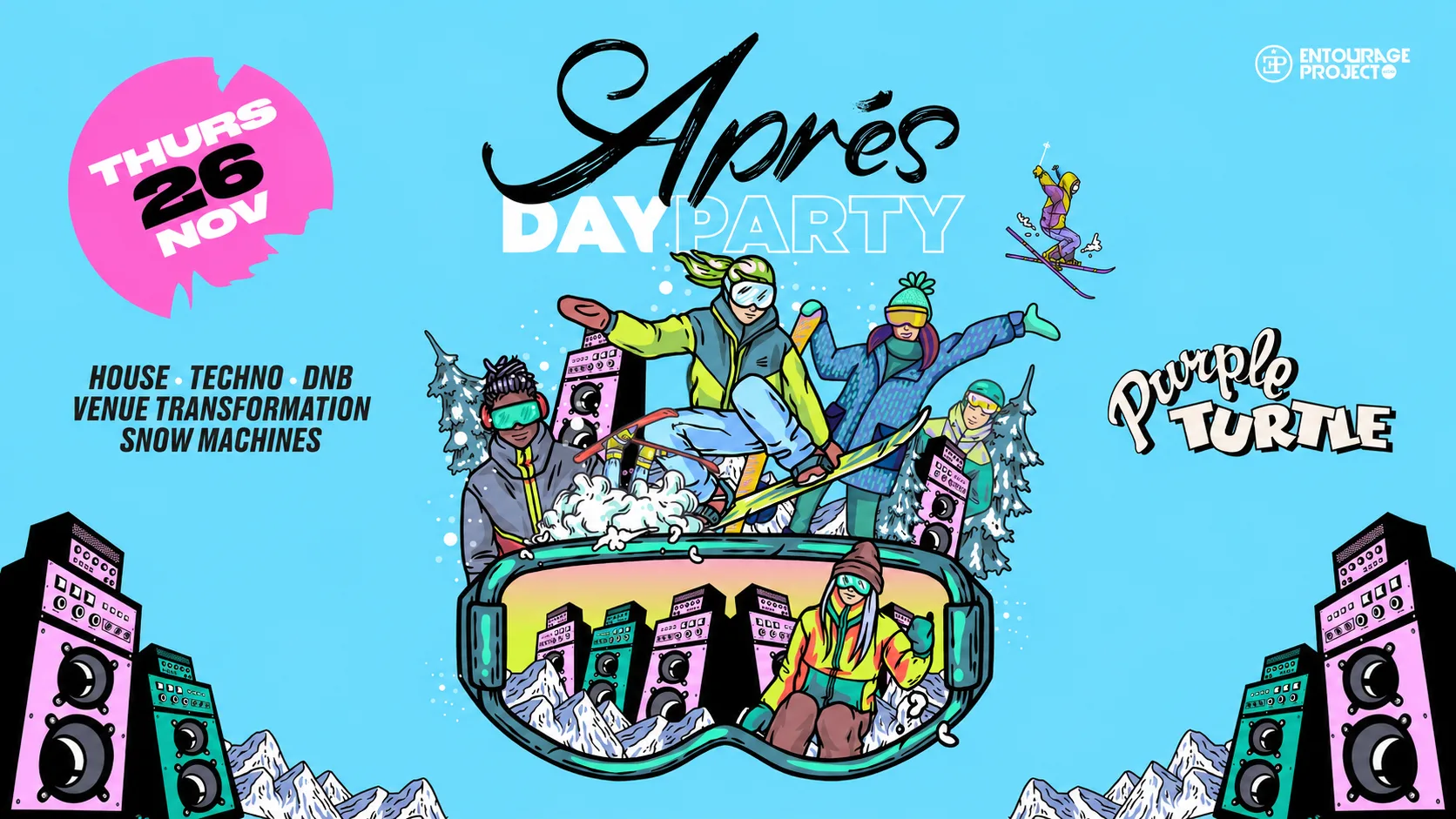 APRÉS - DAY PARTY @ PURPLE TURTLE❄️⛷️🎧