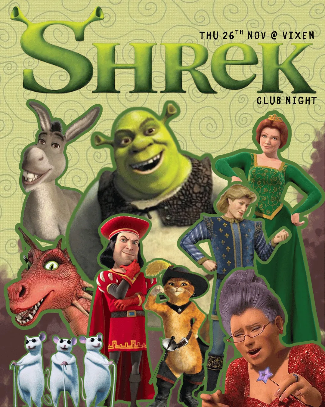 Shrek Club Night - Vixen