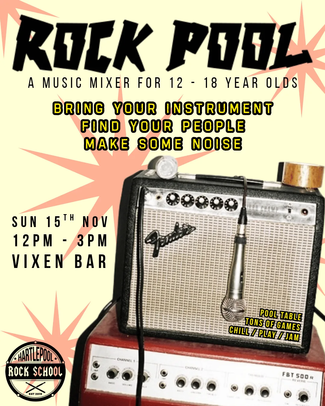 Rock Pool - Music Mixer at Vixen Bar