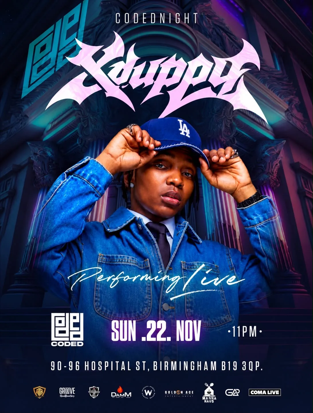 Xduppy x Coded Birthday Celebration at Coded Birmingham