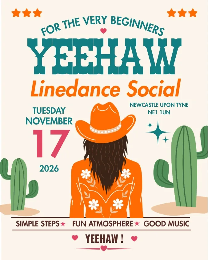 YEEHAW! LINEDANCE SOCIAL (BEGINNER FRIENDLY) .Newcastle.