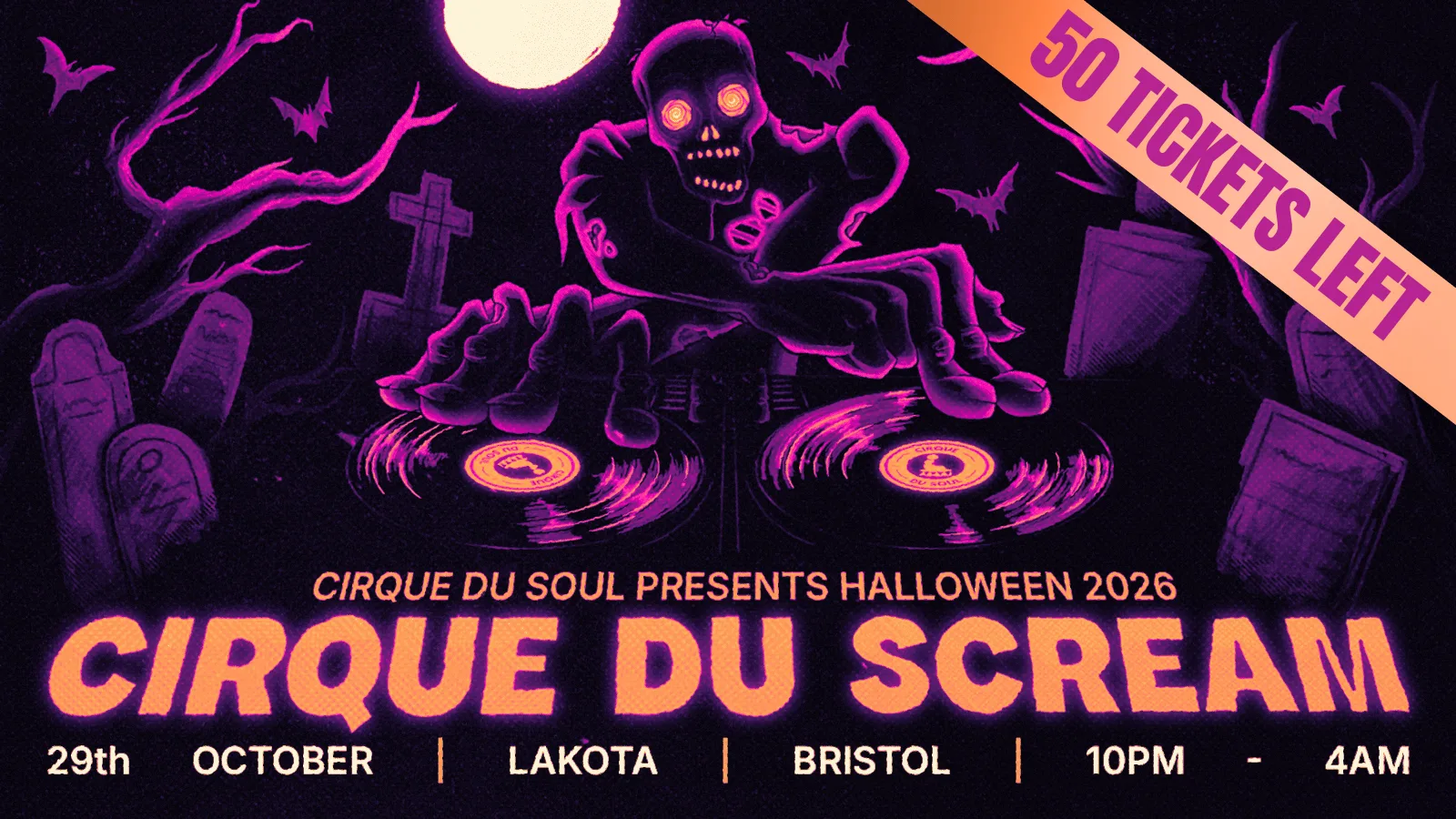Cirque Du Soul: Bristol // Halloween at Lakota