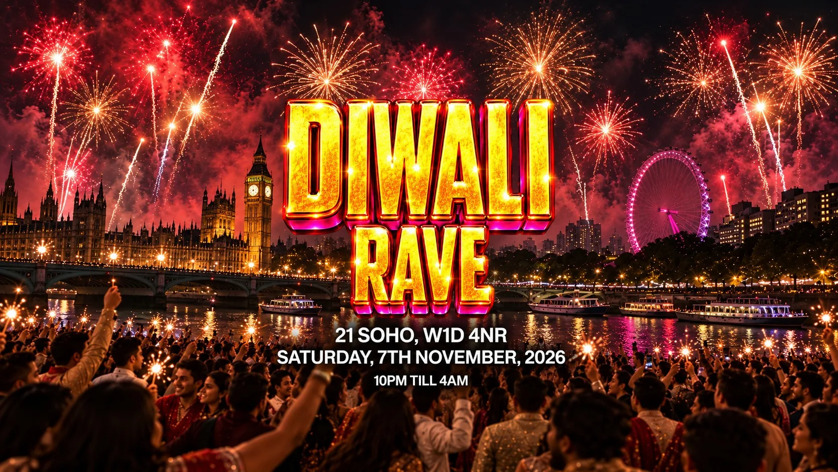 DIWALI RAVE at 21Soho