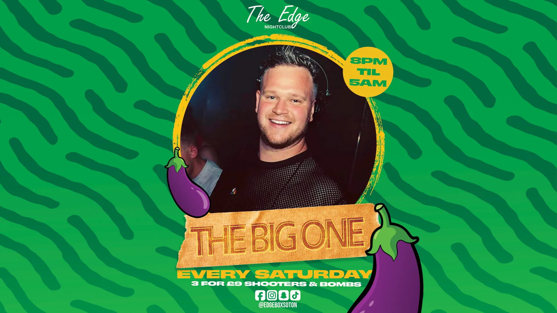 🍆 The Big One - Cocktails 2-4-1 🍹 at The Edge & The Box Bar