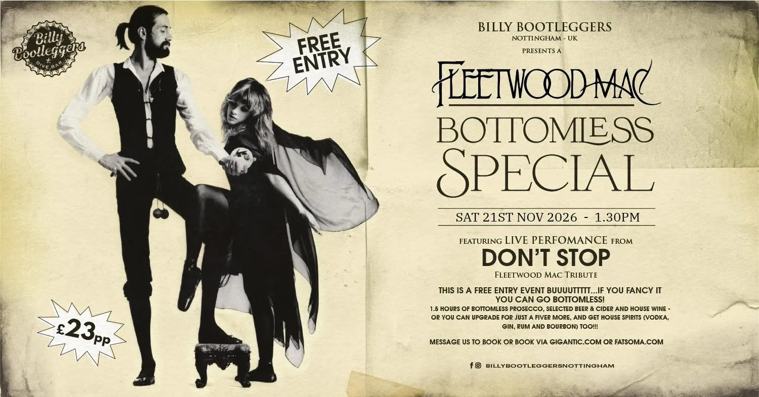 A Fleetwood Mac Bottomless Special - LIVE at Billy Bootleggers