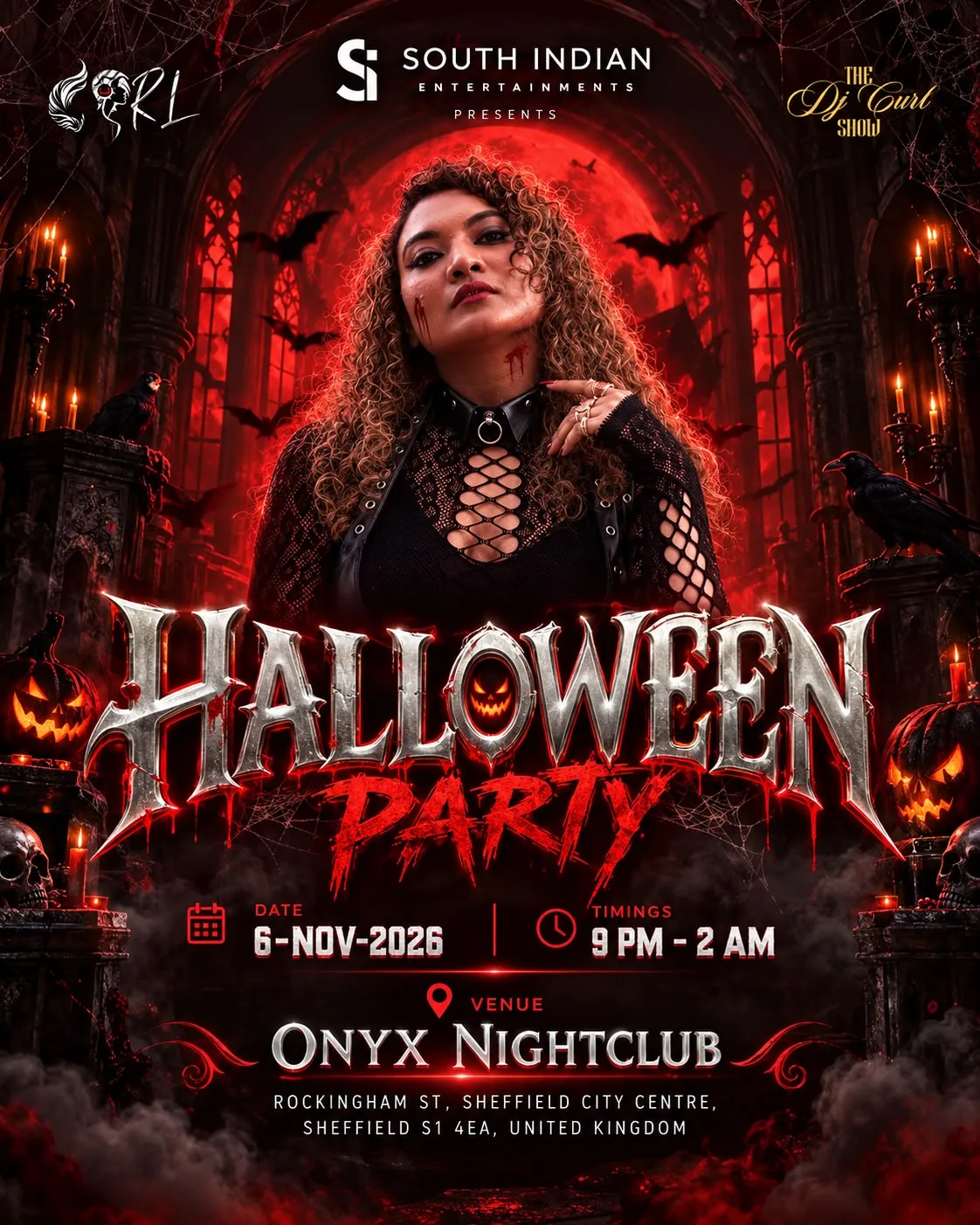 HALLOWEEN PARTY at ONYX Nightclub Sheffield